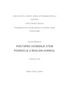 prikaz prve stranice dokumenta POSTUPNO UVOĐENJE STEM  PODRUČJA U ŠKOLSKI KURIKUL