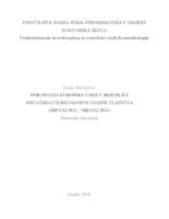 prikaz prve stranice dokumenta Percepcija Europske unije u Republici Hrvatskoj tijekom prve godine članstva (srpanj 2013. – srpanj 2014.)